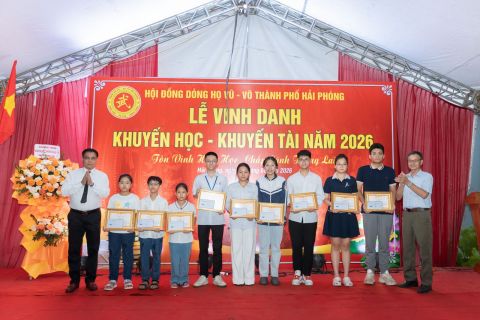 HỘI ĐỒNG DÒNG HỌ VŨ - VÕ TP HẢI PHÒNG: VỀ NGUỒN VÀ TRAO KHUYẾN HỌC NĂM 2026
