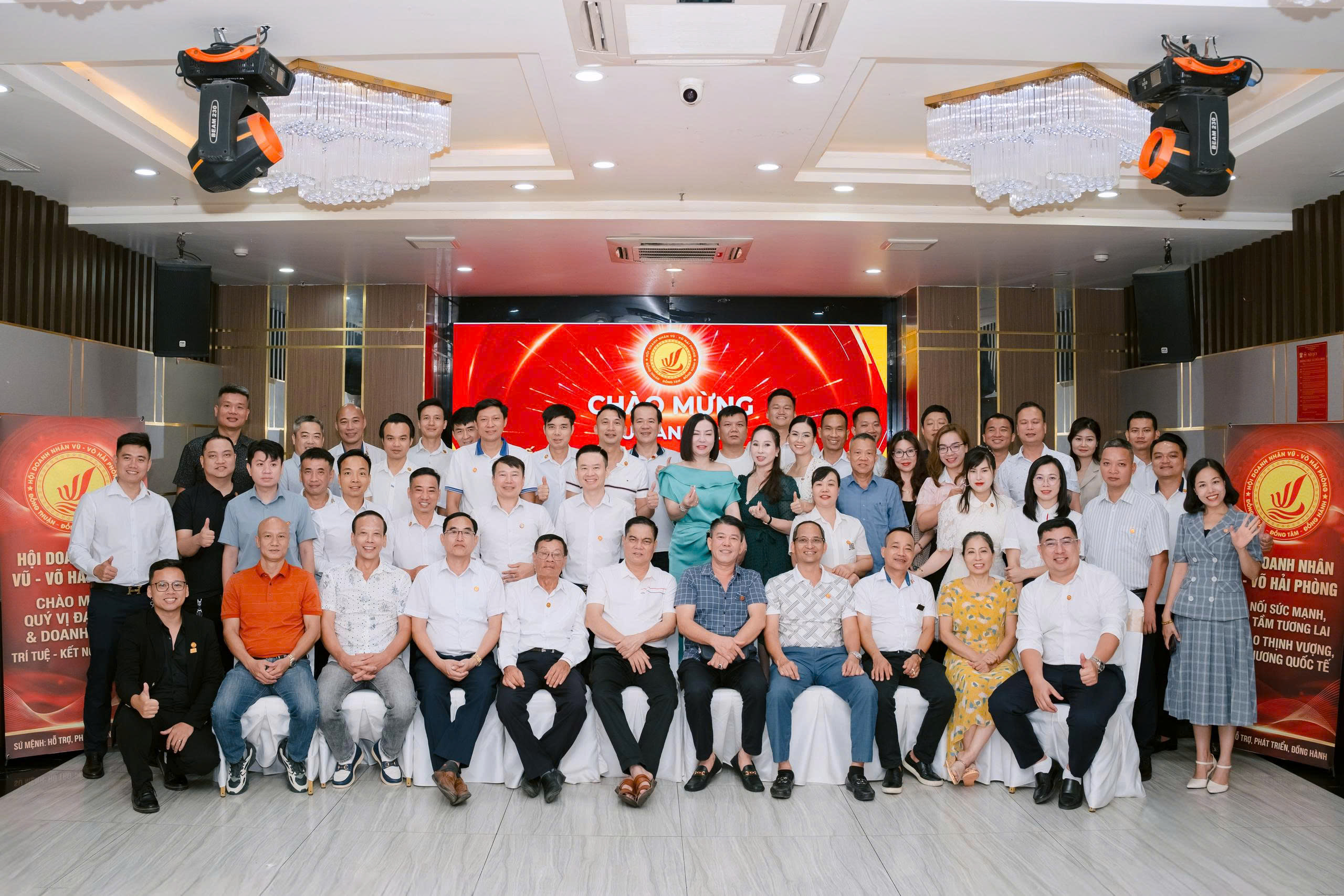 Lãnh đạo Hội đồng dòng họ Vũ - Võ Hải Phòng dự Phiên họp thường kỳ tháng 6 của Hội Doanh nhân Vũ - Võ Hải Phòng